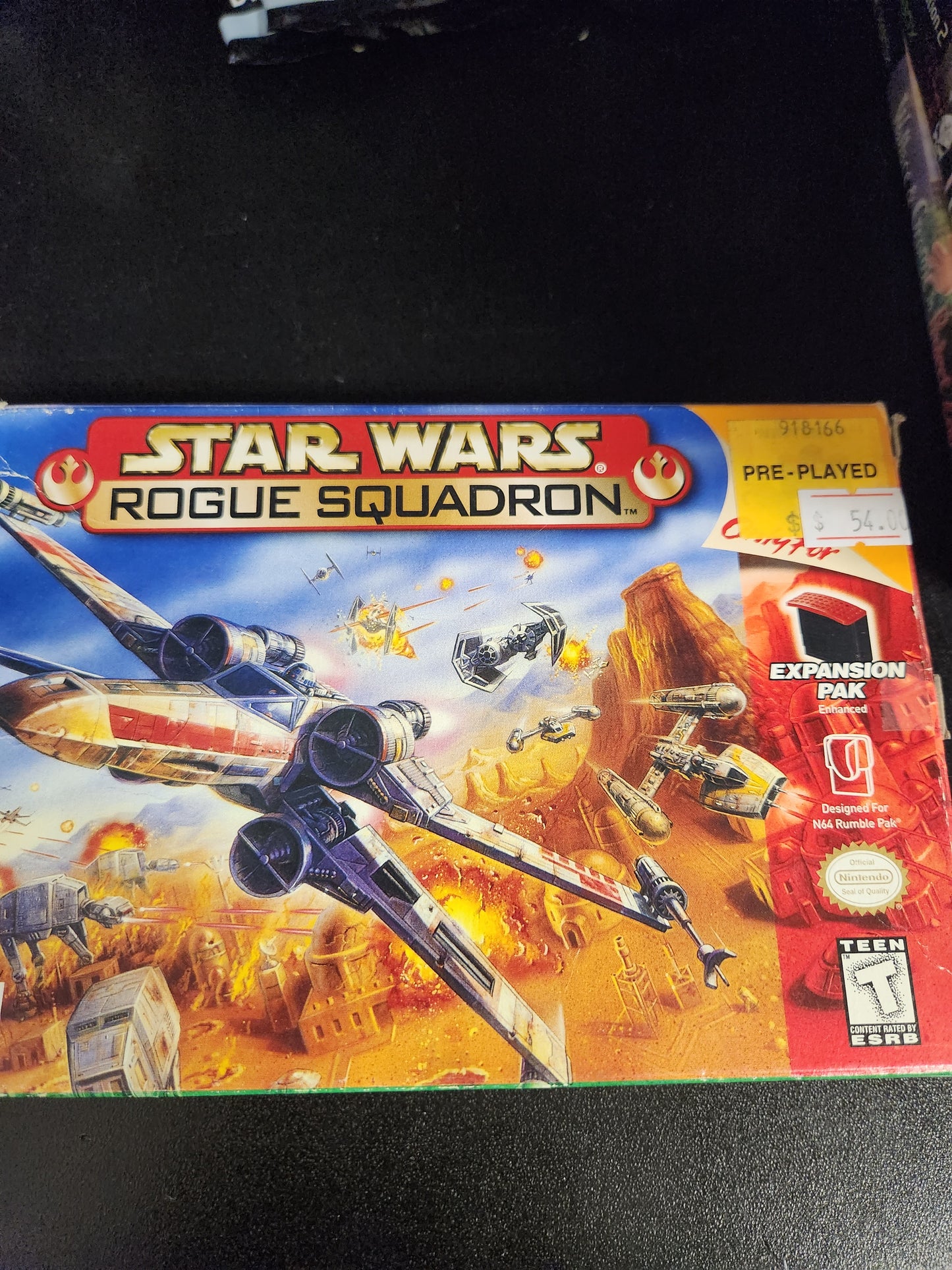 Star wars rogue squadron n64 cib