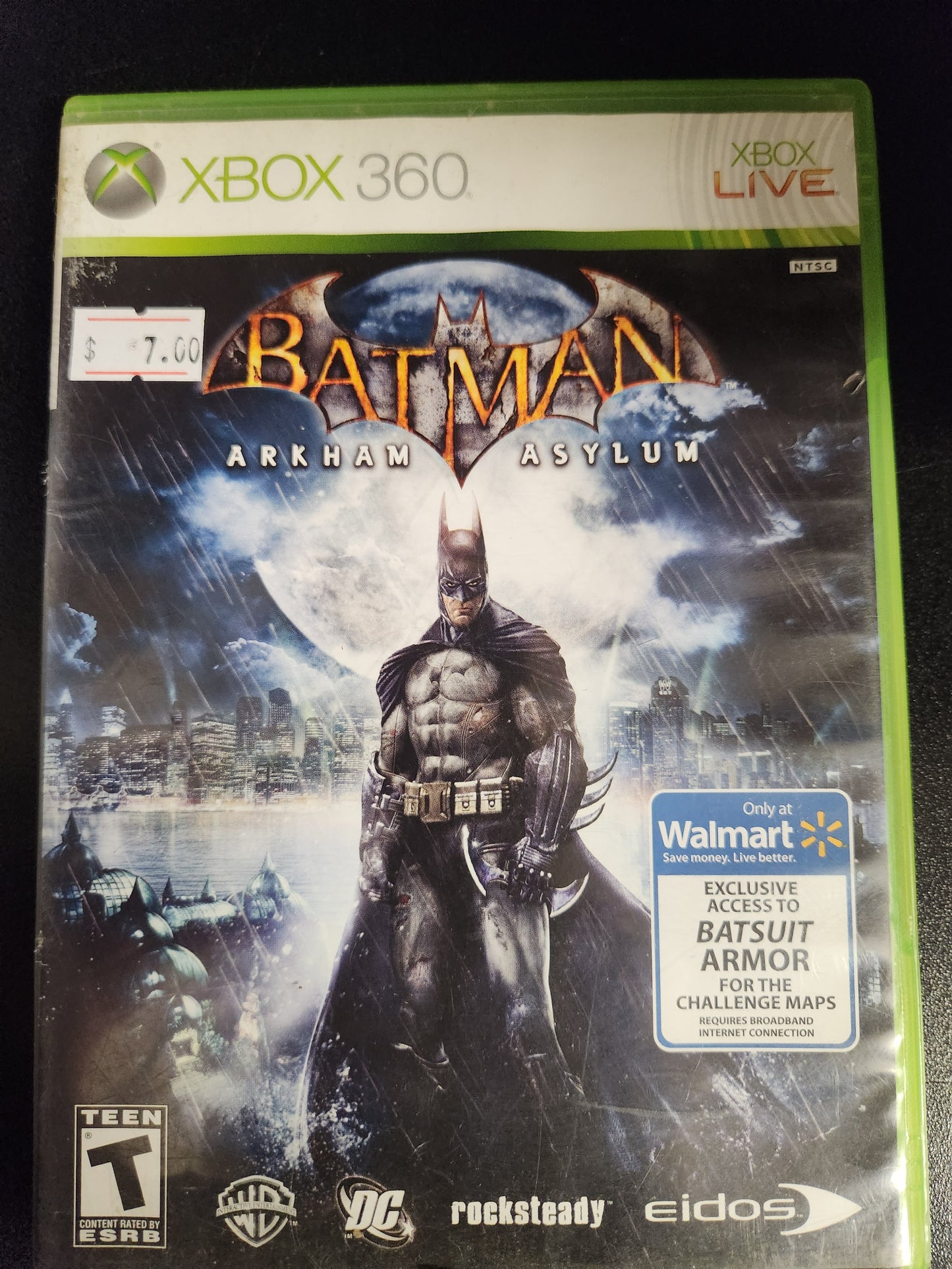 Batman Markham asylum Xbox 360