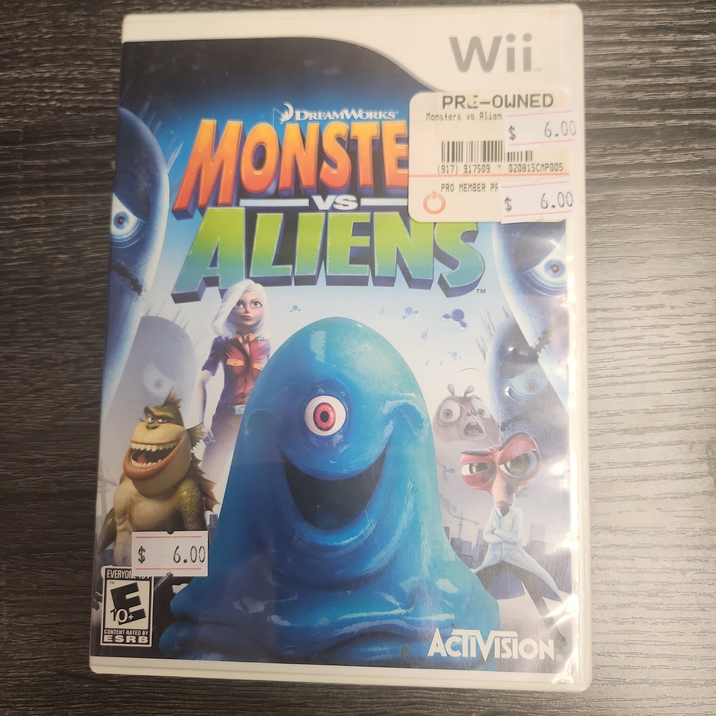 Monsters vs aliens