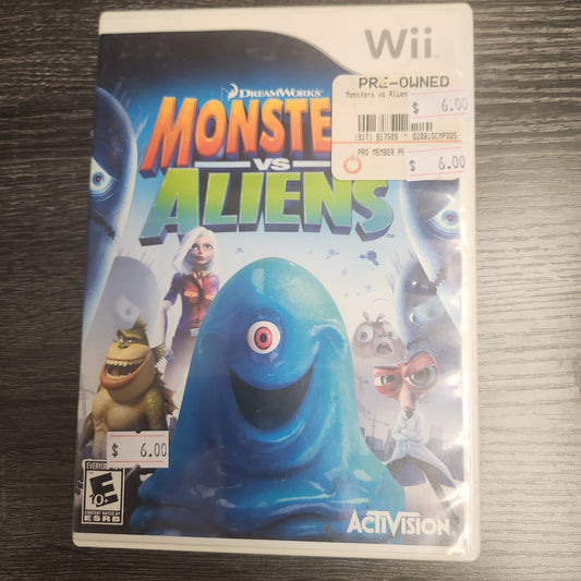 Monsters vs aliens