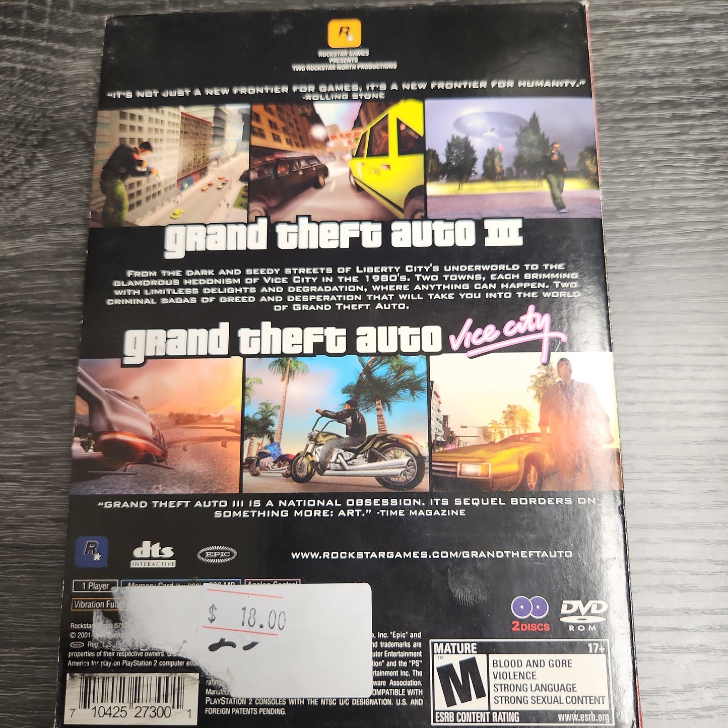 Grand theft auto double pack