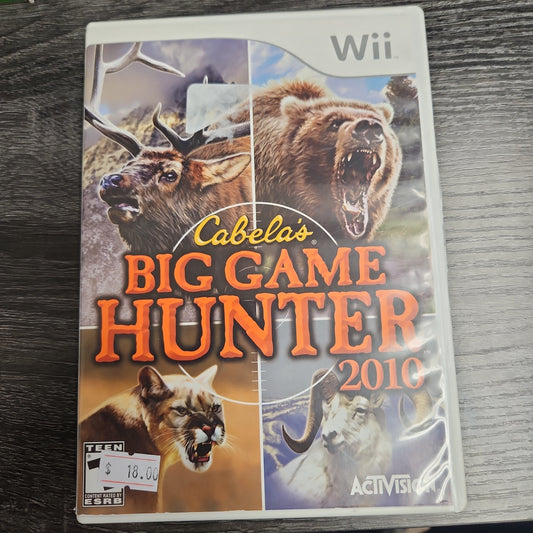 Cabelas big game hunter 2010