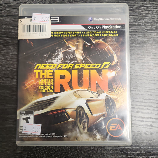 Need for speed the run cib ps3