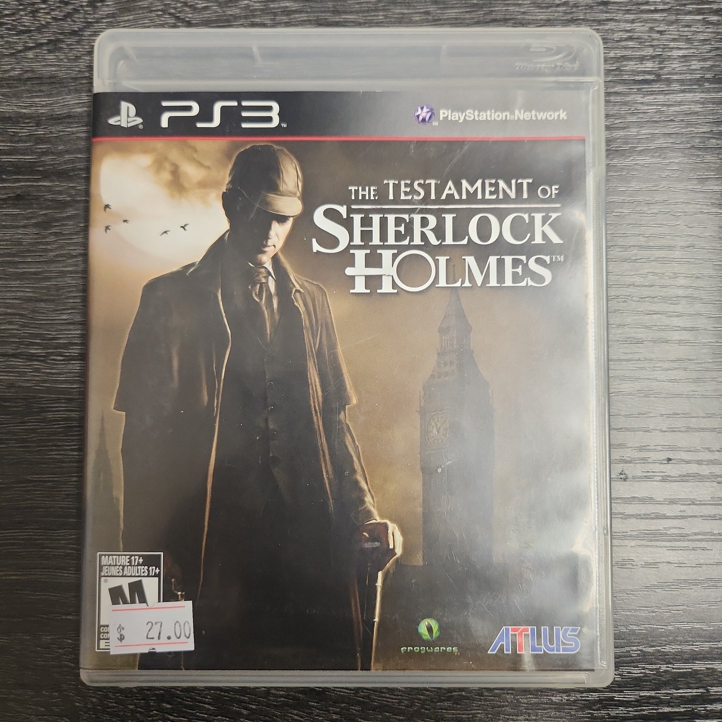 Sherlock holmes the testament of