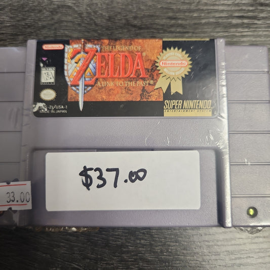 Legend of zelda link to the past players choice snes