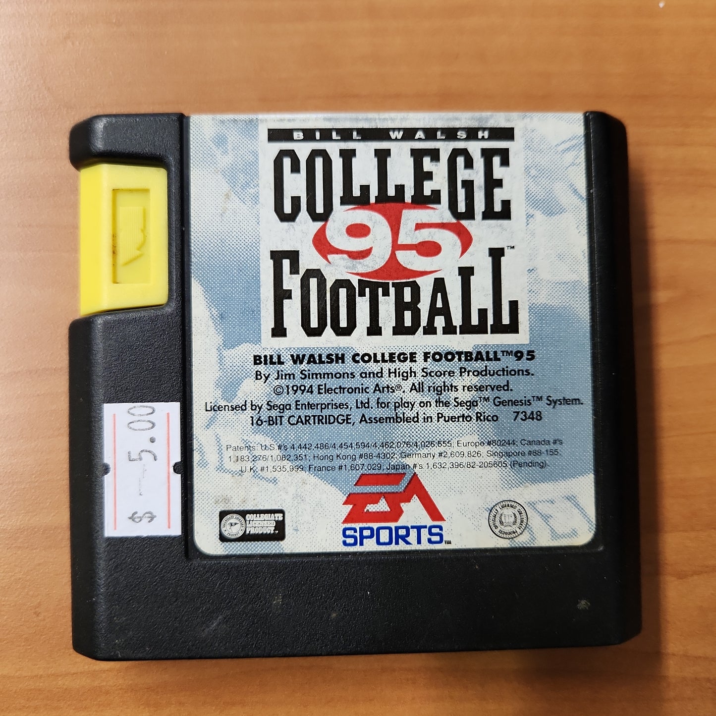 Bill Walsh college football 95 sega