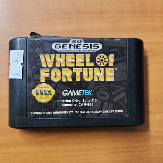 Wheel of fortune sega