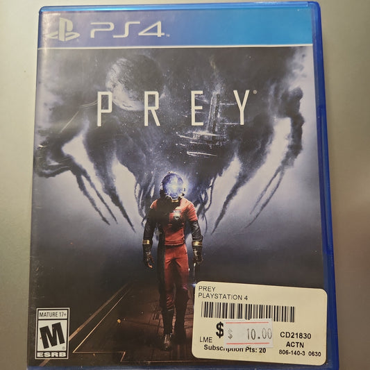 Prey ps4 cib