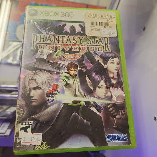 Phantasy star universe xbox 360