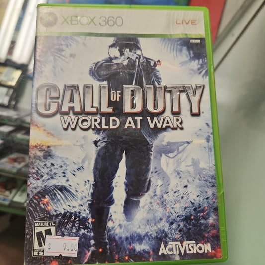 Call of duty world at war xbox 360