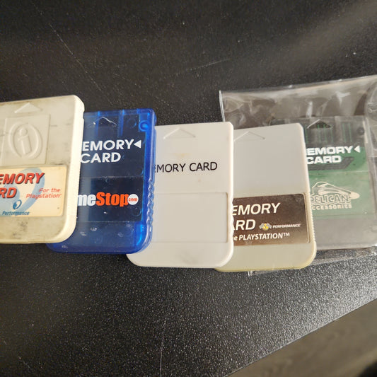 Ps1 memory card 1mb 15 blocks aftermarket