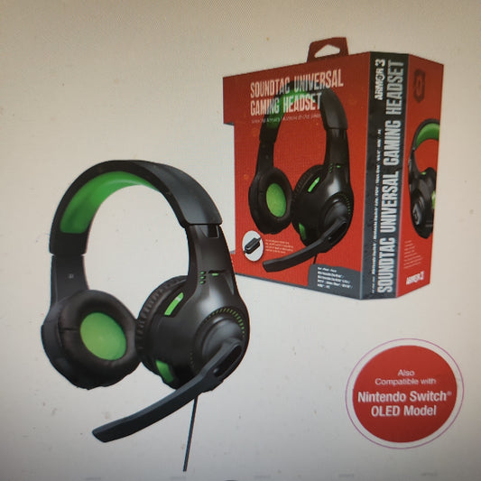 "SoundTac" Universal Gaming Headset for Switch /PS4/ Xbox One/ Wii U/ PC/