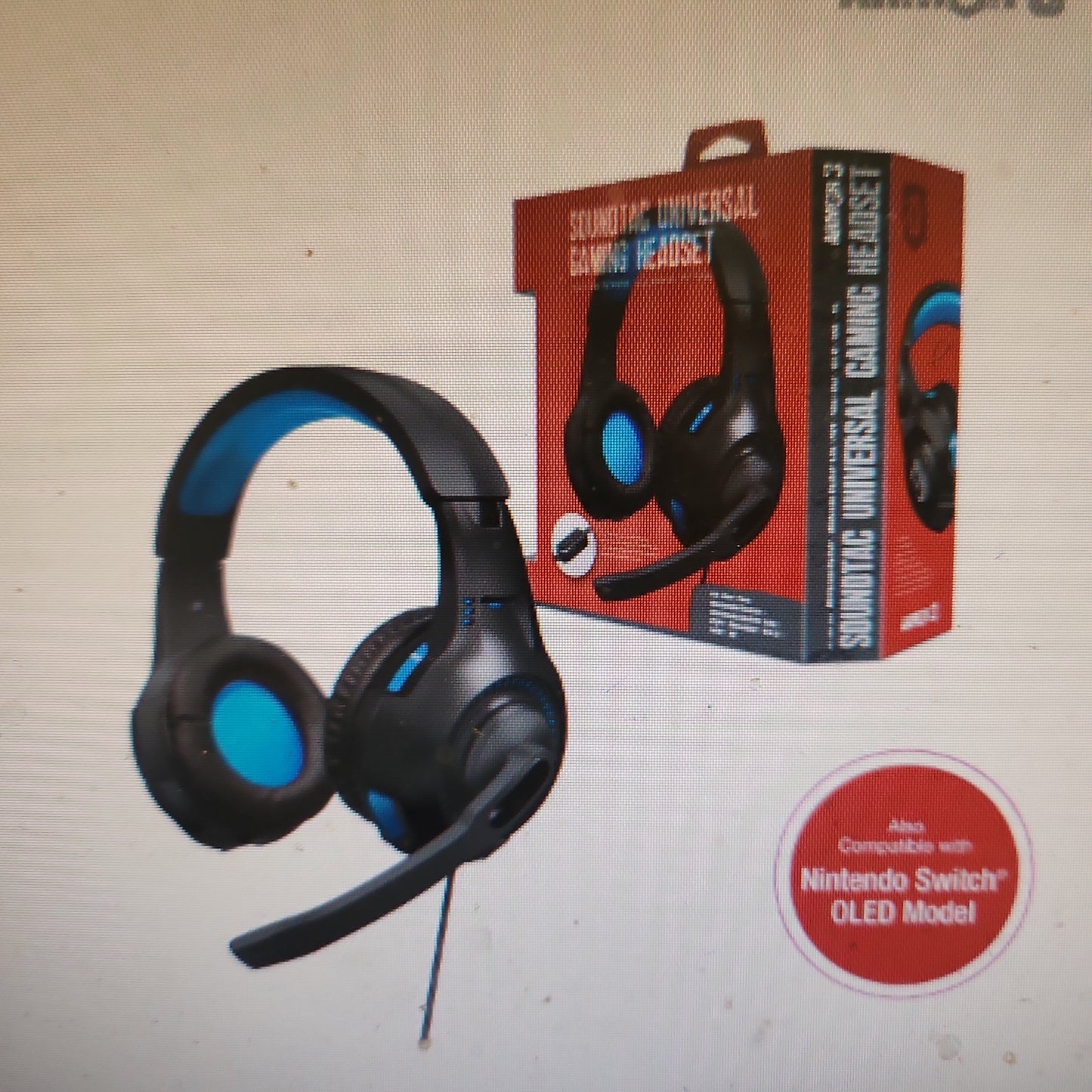 "SoundTac" Universal Gaming Headset for Switch /PS4/ Xbox One/ Wii U/ PC/ BLUE