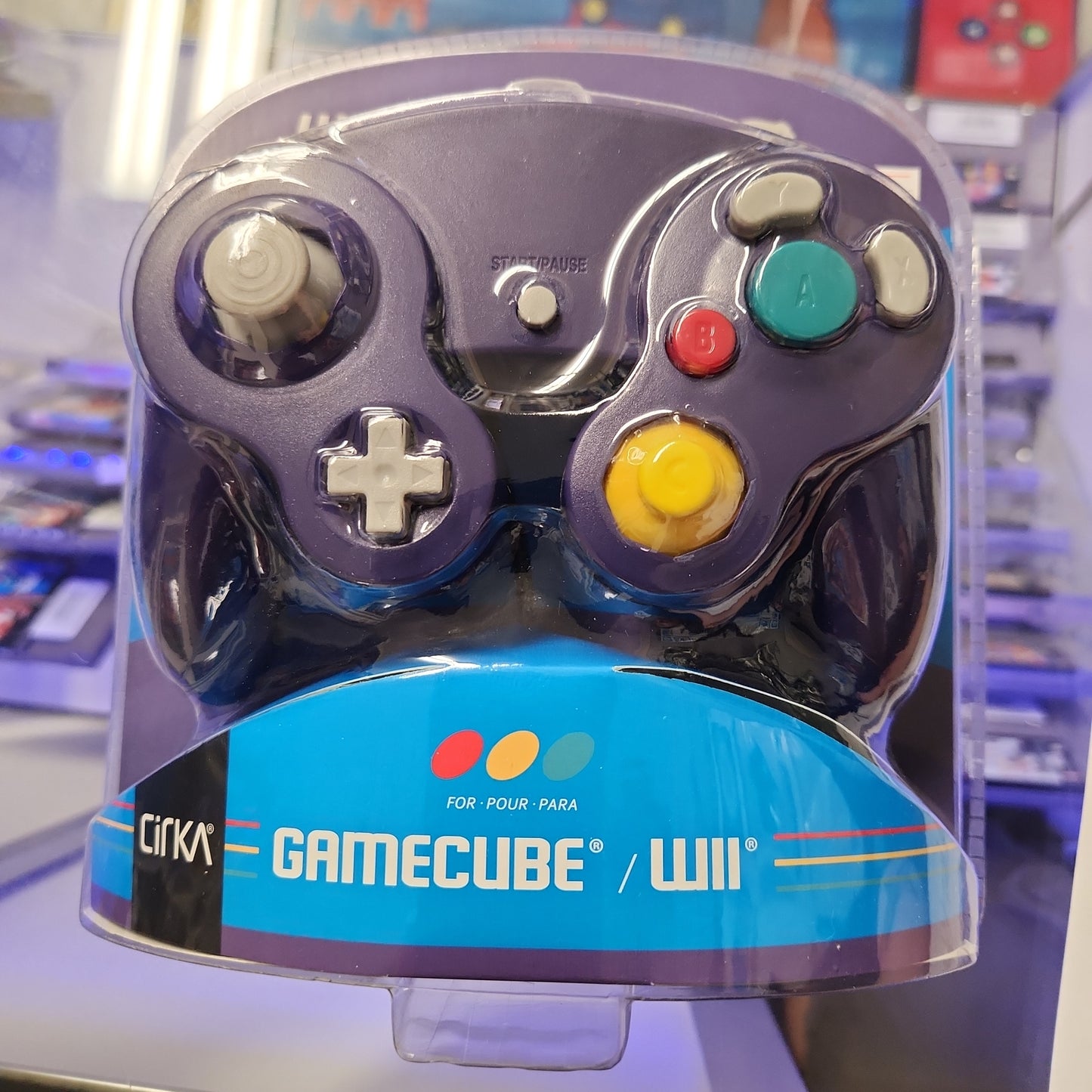 Gamecub/wii controller purple