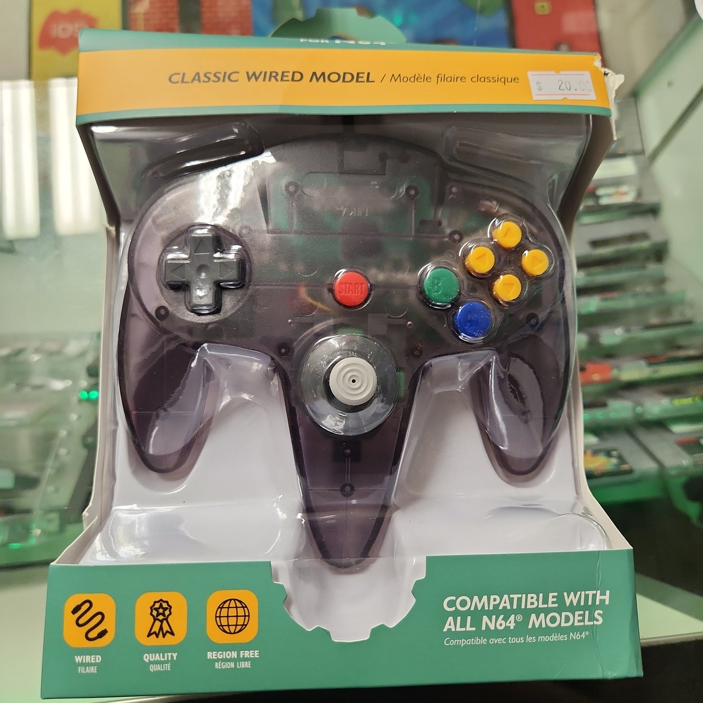 Purple n64 controller