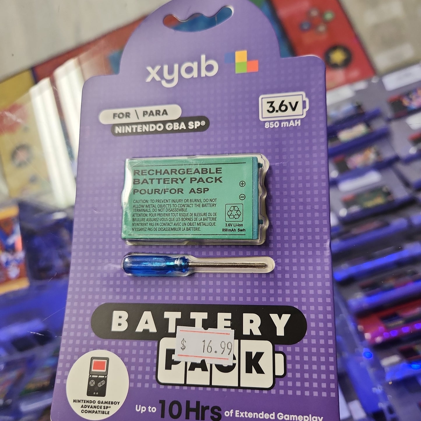 Gba rechargeable battery