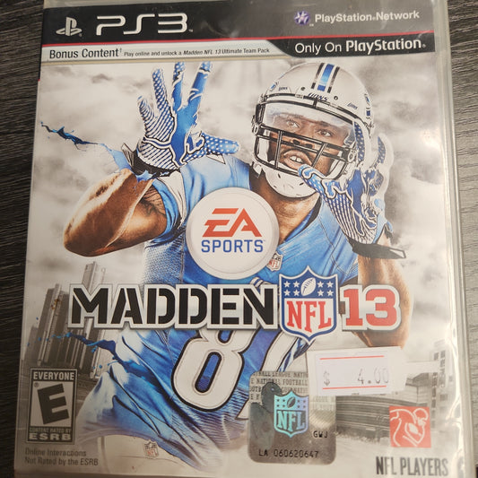 Madden NFL 13 ps3