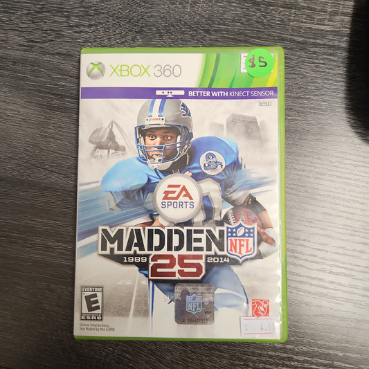 Madden 25 xbox 360