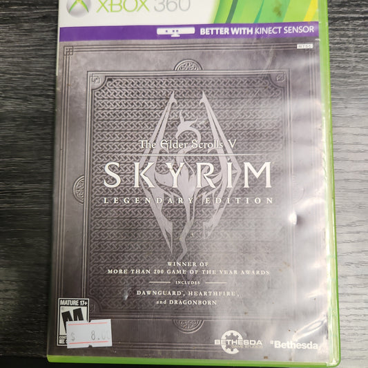 Elder scrolls V Skyrim xbox 360