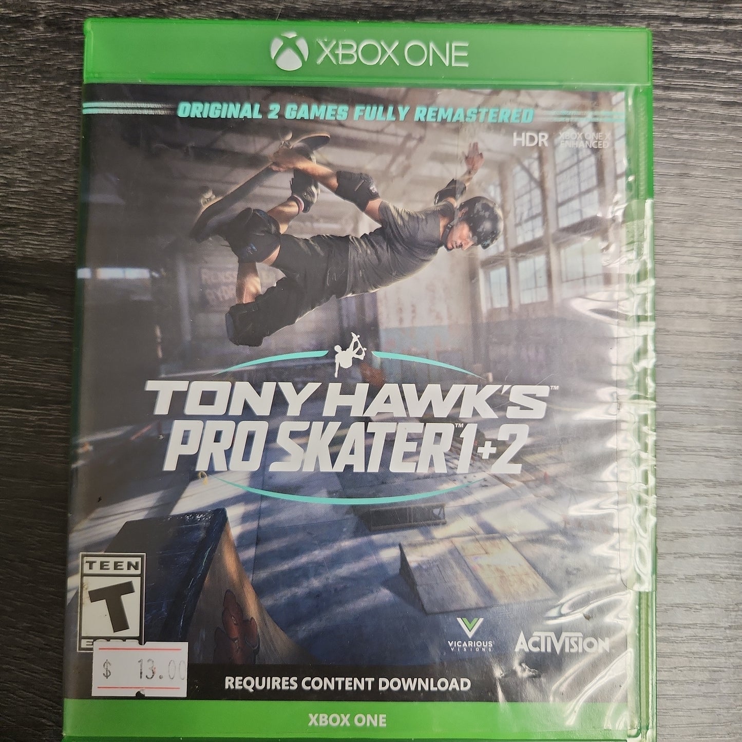 Tony hawks pro skater 1+2 xbox one