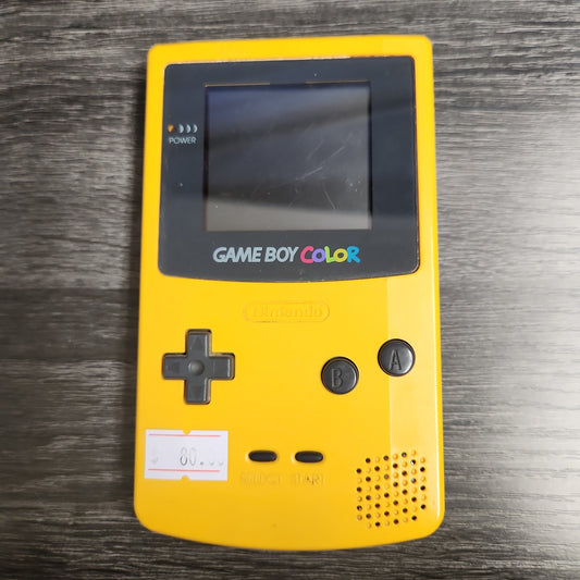 Gameboy color yellow