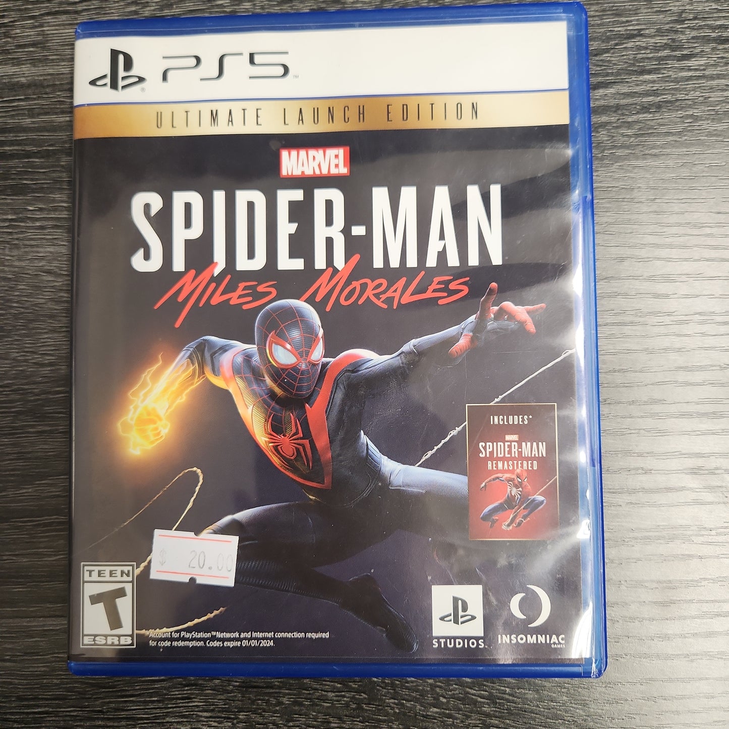 Spiderman miles Morales ultimate launch edition