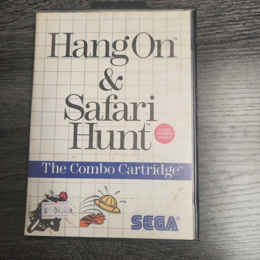 Hang on and safari the combo cartridge