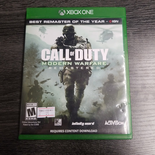 Call of duty modern warfare remastered