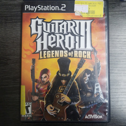 Guitar hero 3 legends of rock