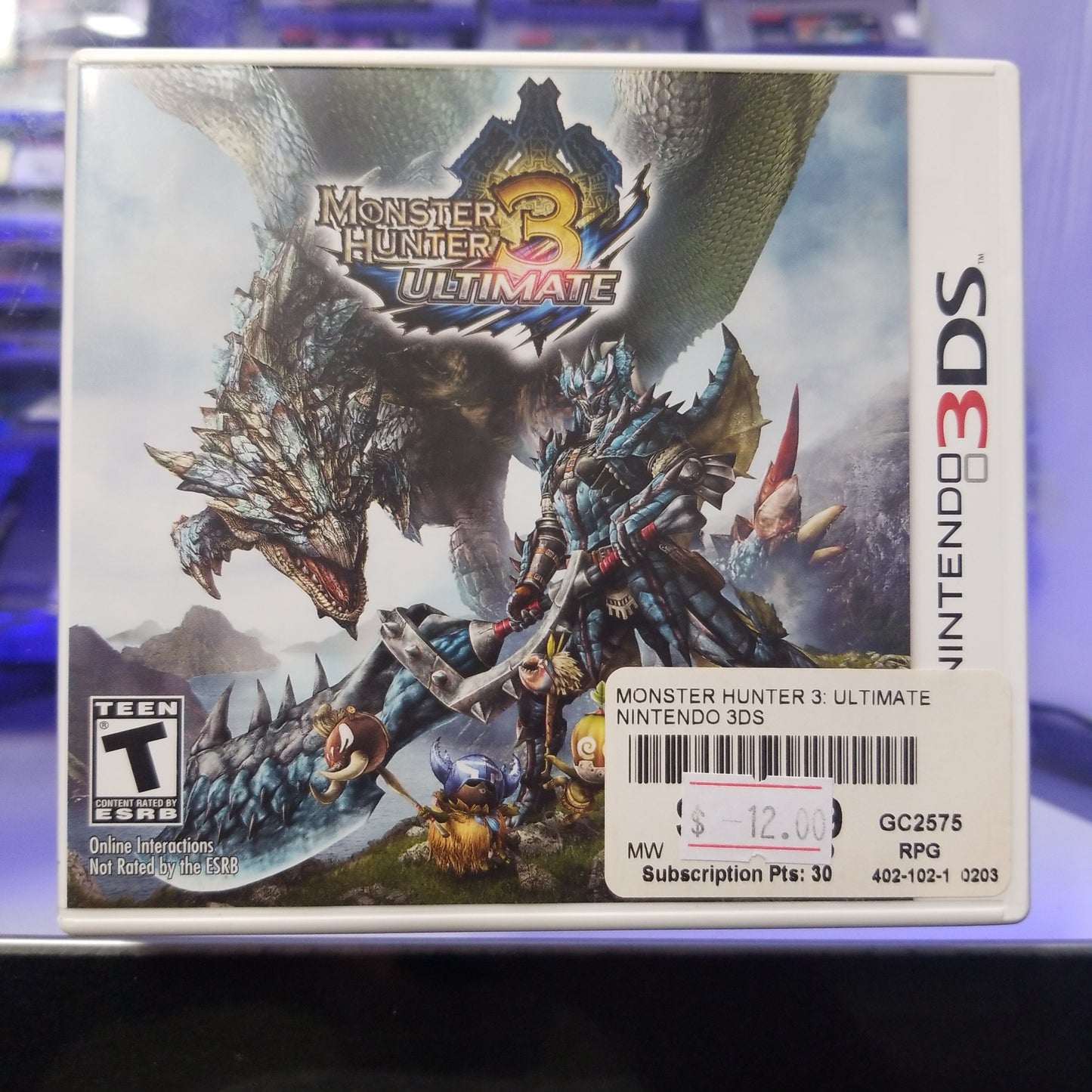 Monster hunter 3 ultimate