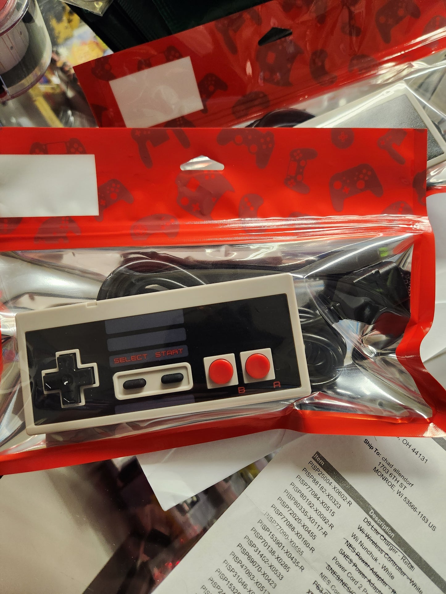 Nes controller xyab