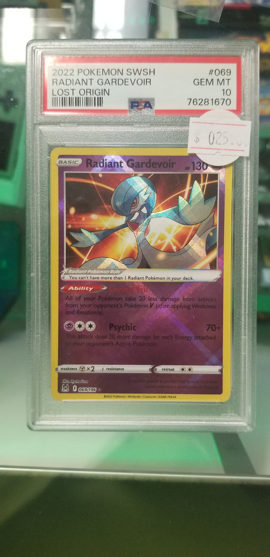 Radiant Gardevoir Pokemon (2022) PSA 10