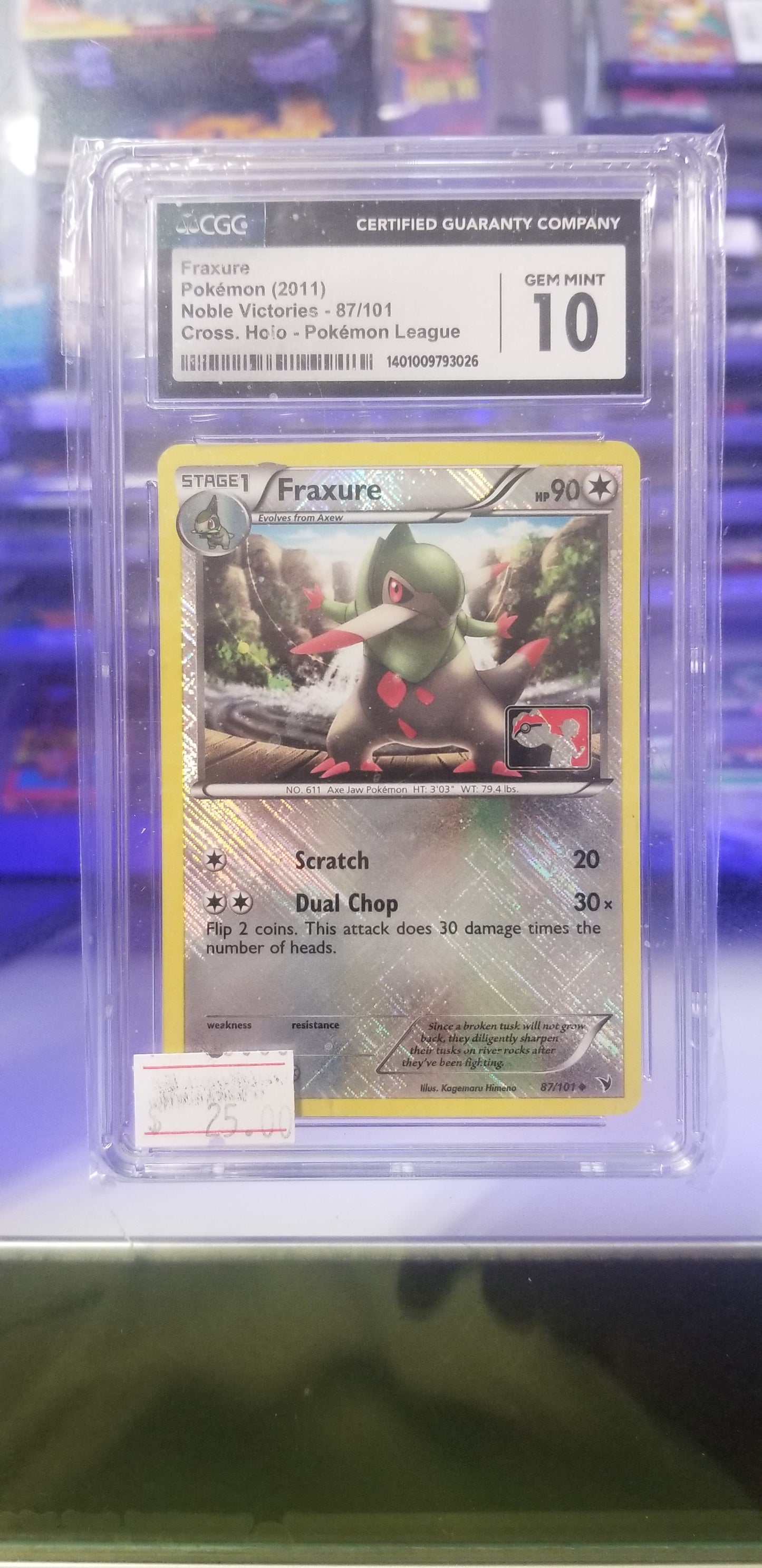 Fraxure Pokemon(2011) CGC 10 Gem Mint