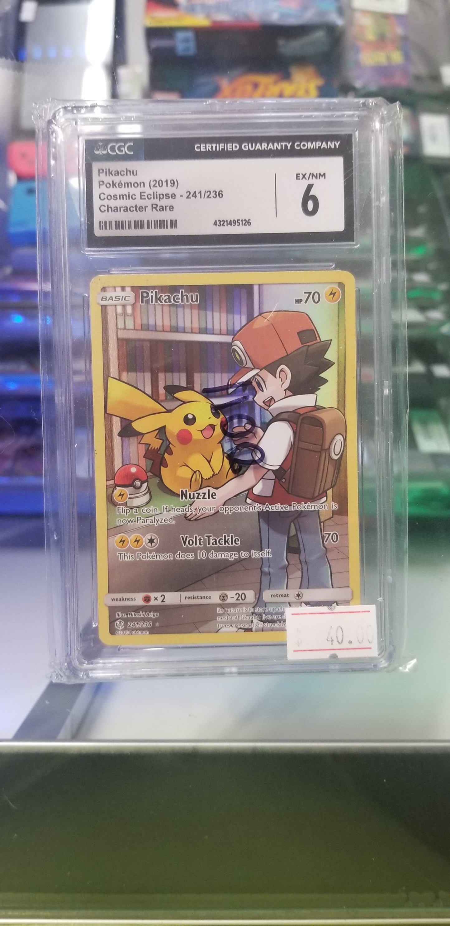 Pikachu Pokemon(2019) CGC Near Mint 6