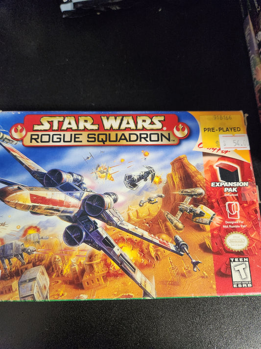 Star wars rogue squadron n64 cib