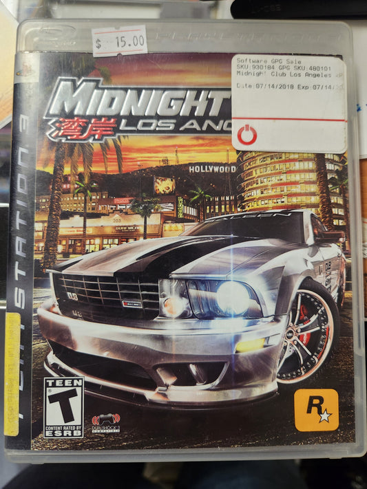 Midnight Club Los Angeles ps3