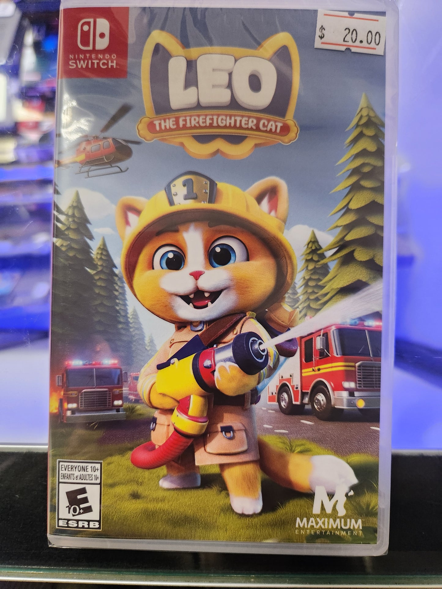 Leo The Firefighter Cat Switch