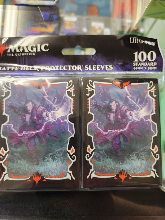Mtg sleeves tarkir zurgo stormrender 100