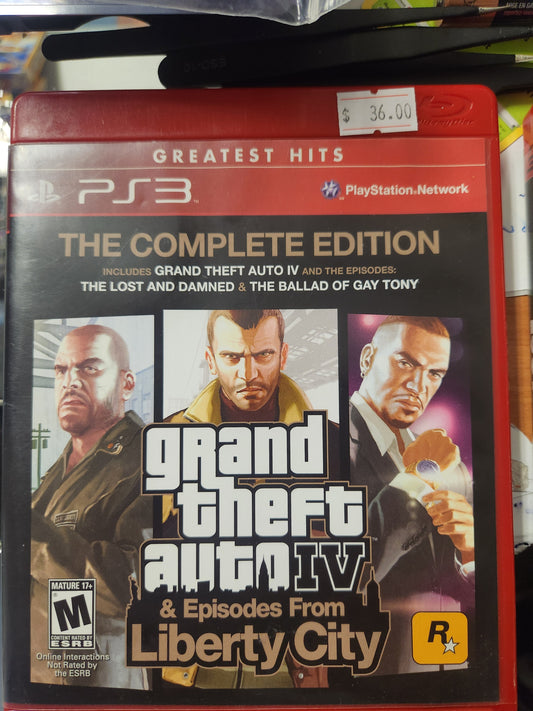 GTA 4 The complete edition ps3