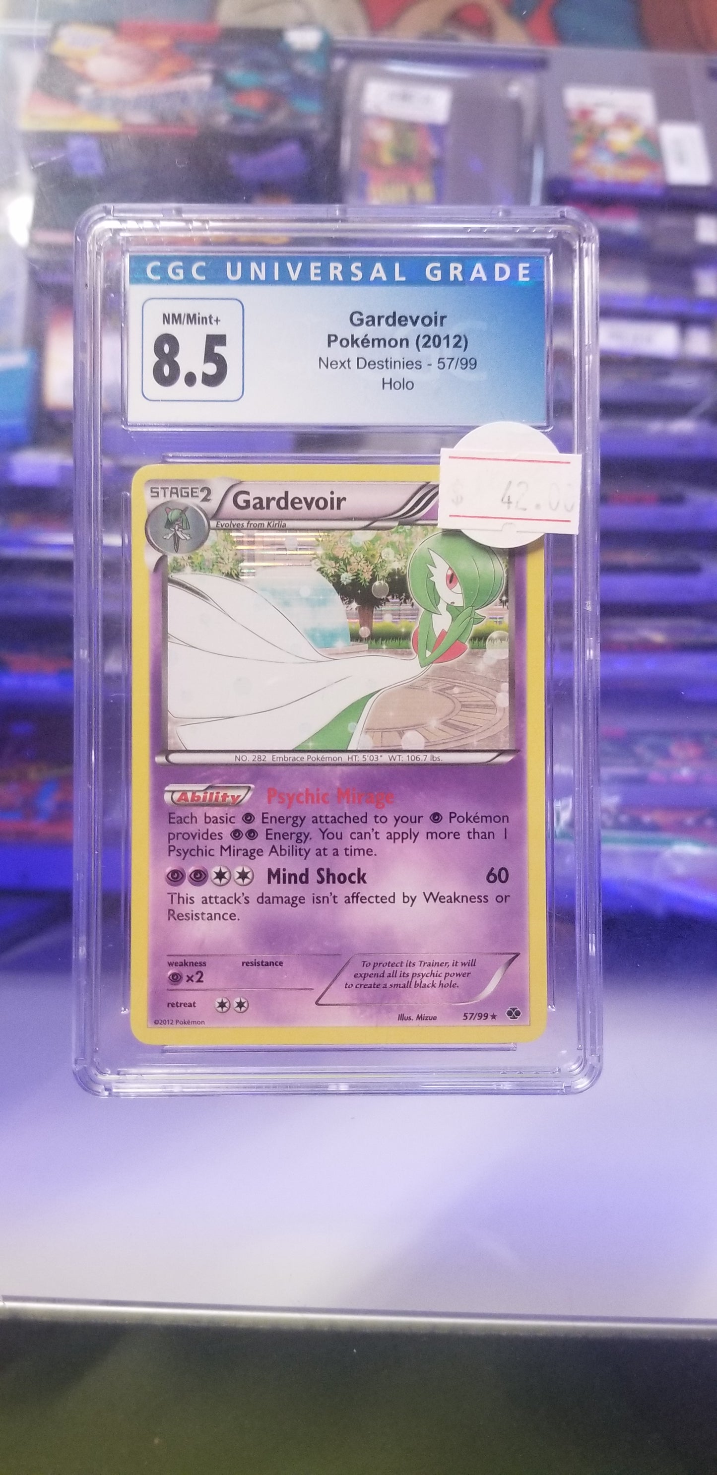 Gardevoir Pokemon(2012) CGC 8.5 Near Mint