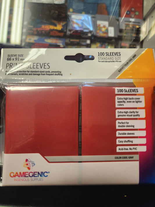 Prime sleeves 100 red