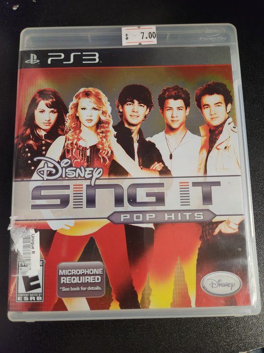 Sing It pop hits ps3