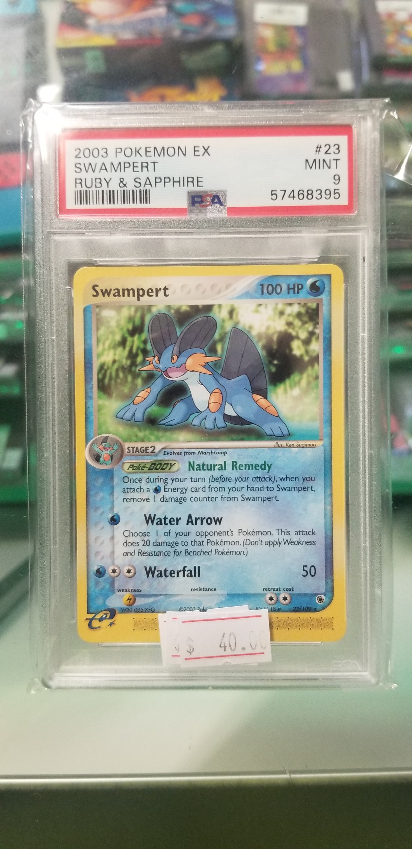 Swampert Pokemon(2003) PSA 9 Mint