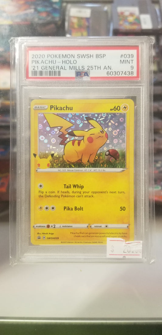 Pikachu 25th AN Pokemon(2020) PSA 10 Mint