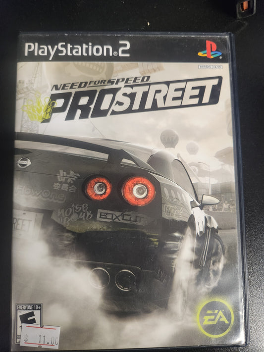 Need for speed prostreet ps2