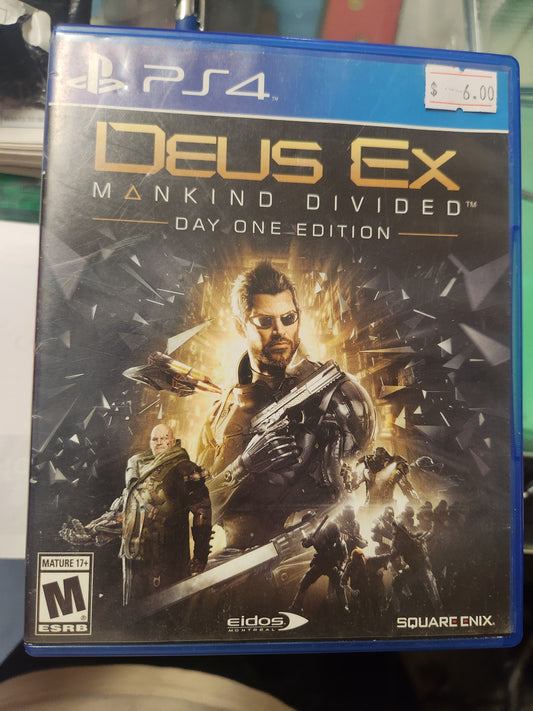 Deus Ex Mankind Divided Day One Edition ps4