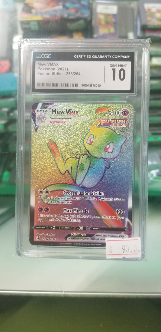 Mew Vmax Pokemon(2021) CGC 10 Gem Mint