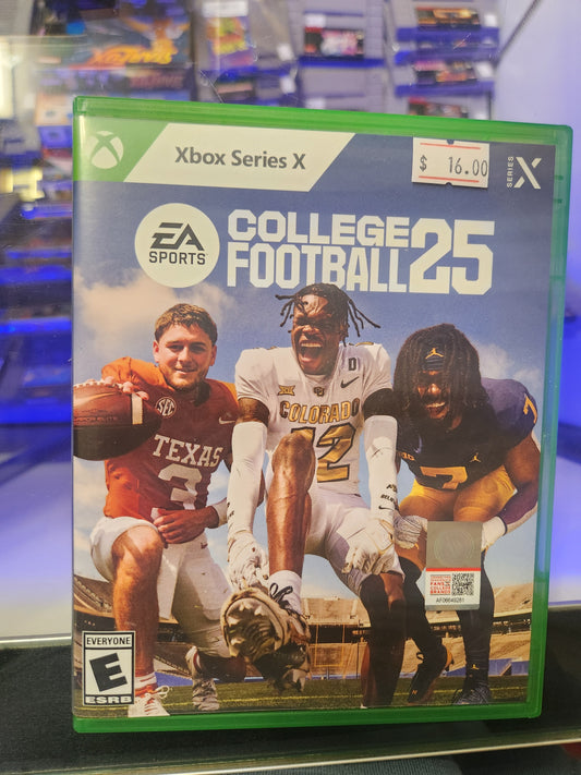 College Football 25 Xbox Series x