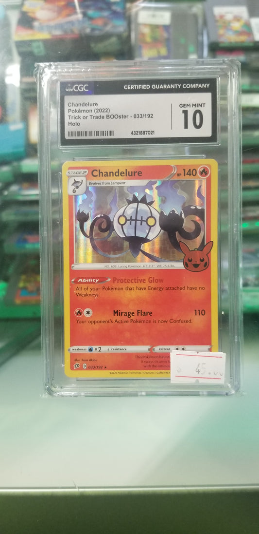 Chandelure Pokemon(2022) CGC 10 Gem Mint