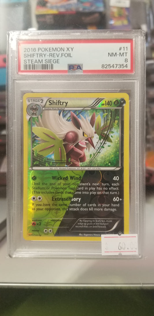 Shrifty Pokemon(2016) PSA 8 Mint